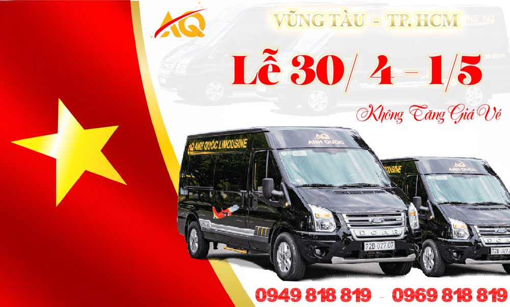 Xe Vip Vũng Tàu Sân Bay Anh Quốc Limousine không tăng giá dịp lễ 30/4 - 1/5